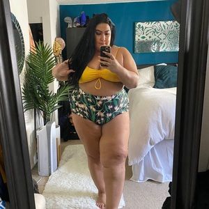 Shein plus size three piece swimsuit!